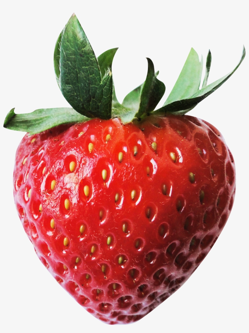Red Juicy Strawberry - Strawberry, transparent png #9864318