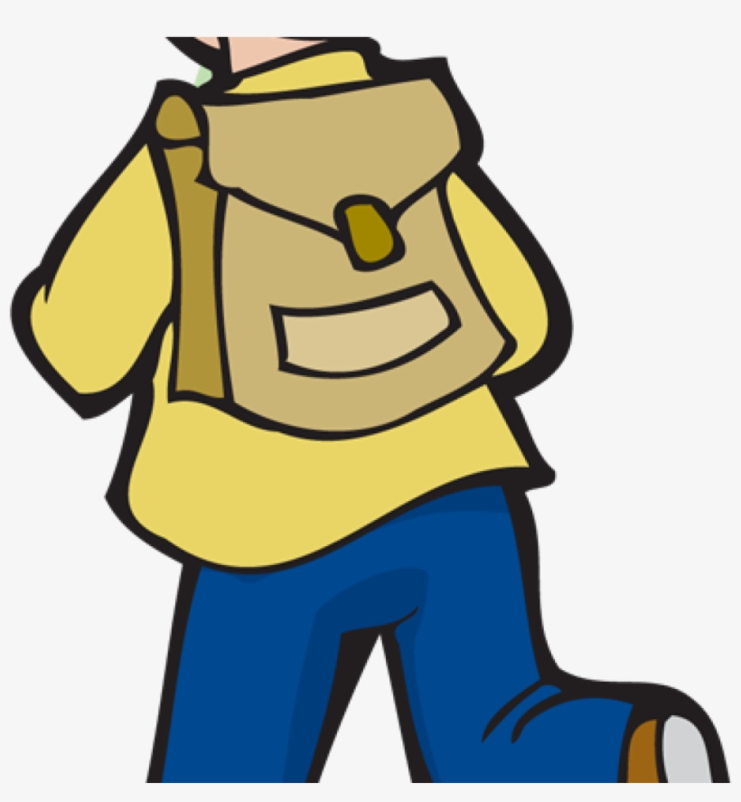 Go Clipart Go Clipart Free Free Go Cliparts Download - Boy With School Bag Clipart, transparent png #9864360
