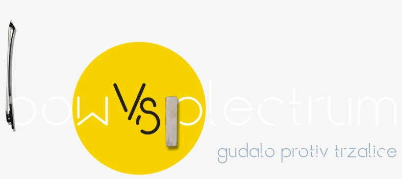 Bow Vs - Plectrum - Circle, transparent png #9864989
