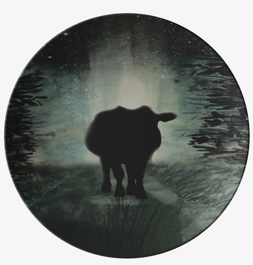 Plate - Cow, transparent png #9865218