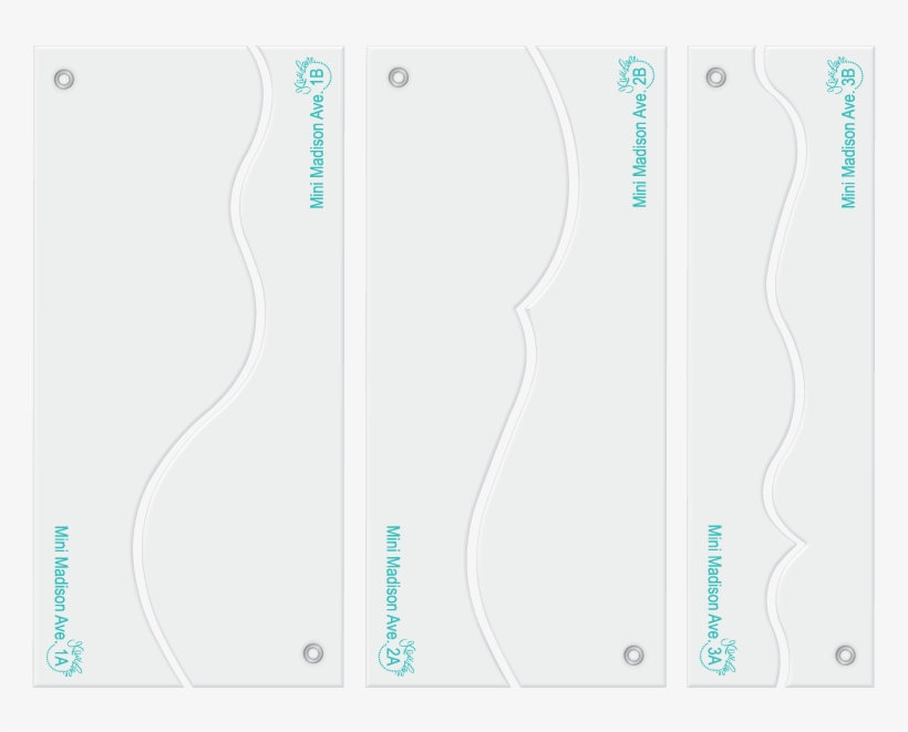 Mini Madison Avenue Designer Template Mini Border Set - Illustration, transparent png #9865879
