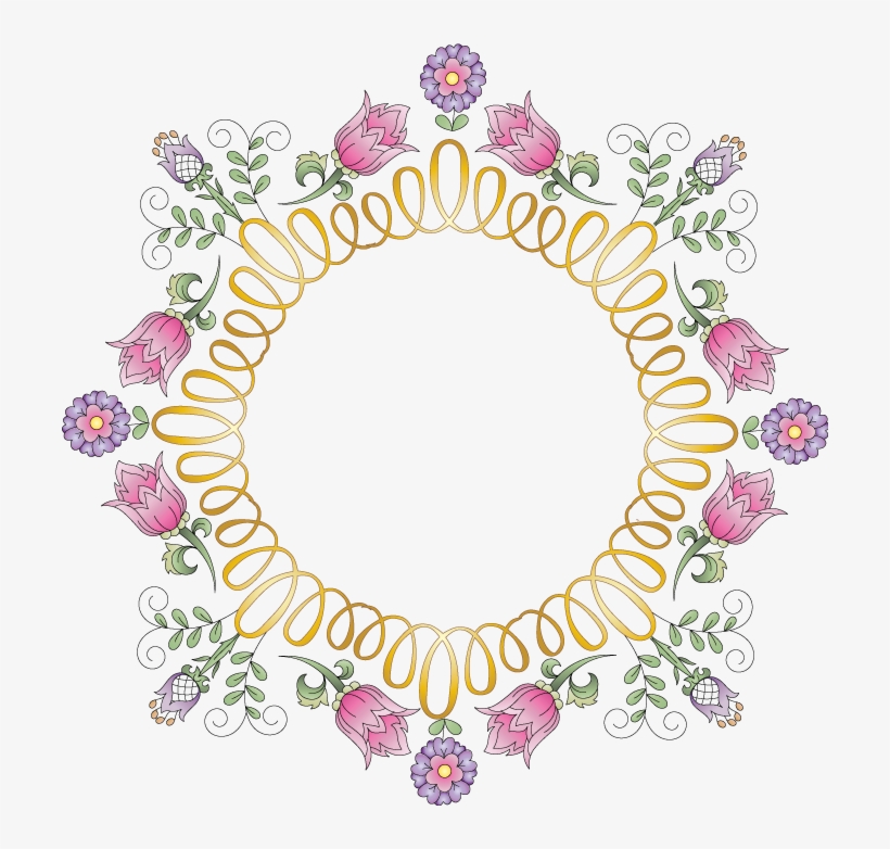 Jacobean Dreams/beautiful Borders - Illustration, transparent png #9865990