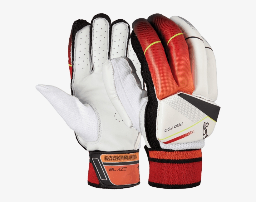Kookaburra Blaze Pro 700 Batting Gloves - Football Gear, transparent png #9867261