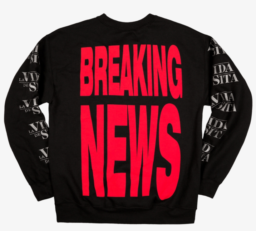 La Vida De Sita Black Crewneck - Sweater, transparent png #9867303