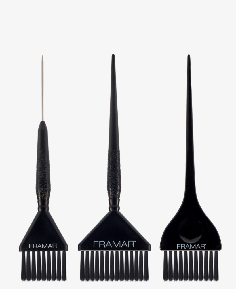 1 Medium Sized Color Brush With Metal Pin Tail - Framar Color Brush, transparent png #9867838