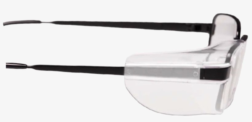 Frames With Metal Temples Have Side Shields Permanently - Paddle, transparent png #9868080