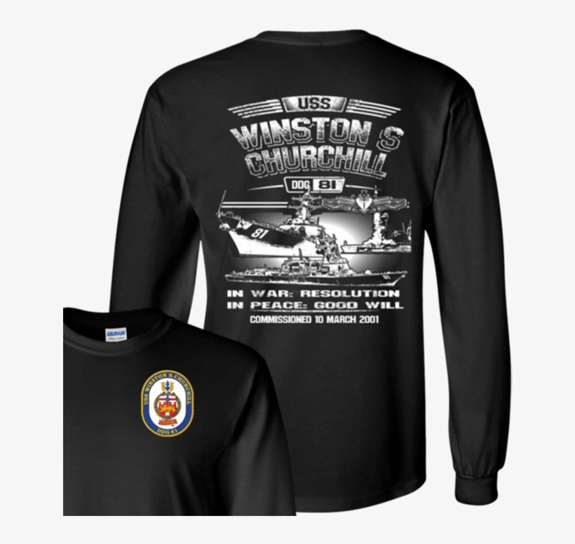 Uss Winston Churchill Ddg 81 T Shirts And Hoodies - Navy Diver Shirt, transparent png #9868403
