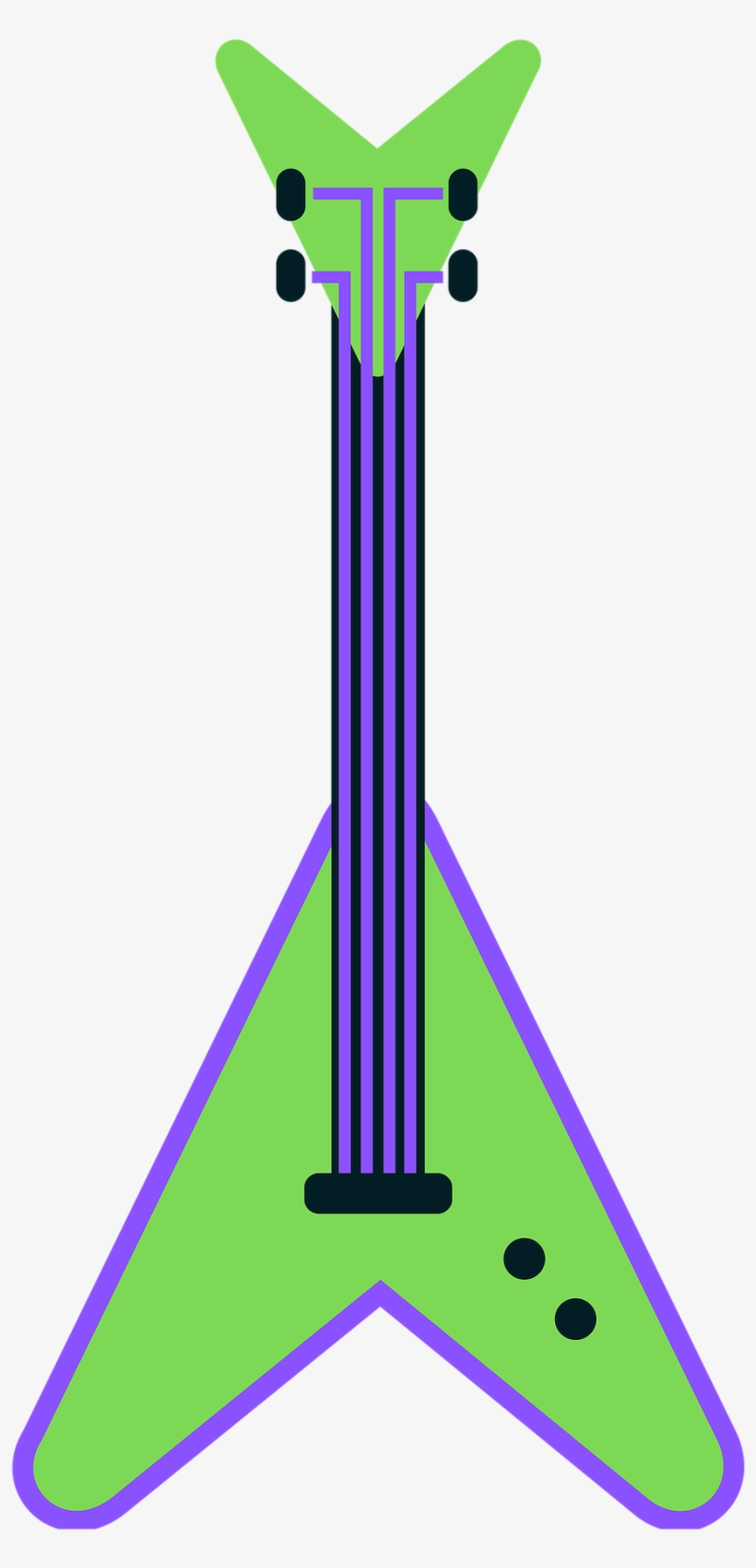 Guitar, transparent png #9868509