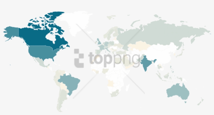 Free Png Smartphone Ownership Around The World Png - Map Of Where Obsidian Is Found, transparent png #9868987