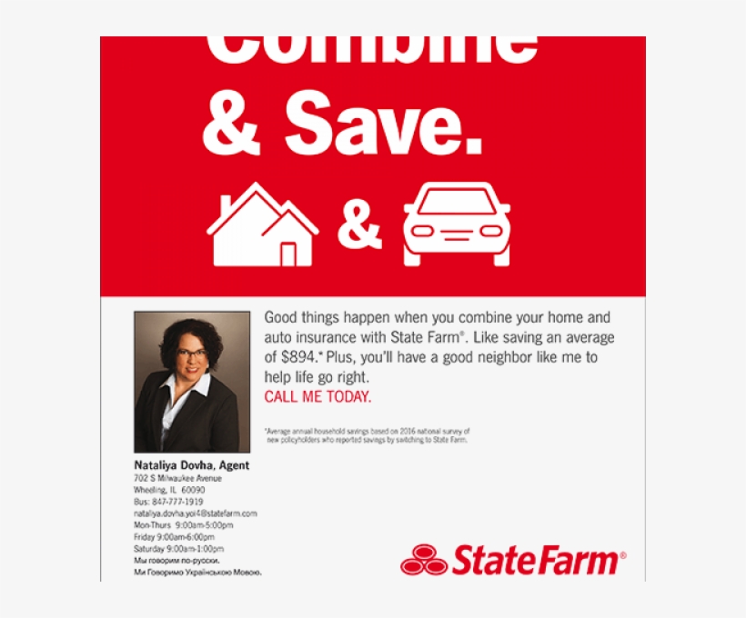 Nataliya Dovha, State Farm Agent - Sign, transparent png #9869098