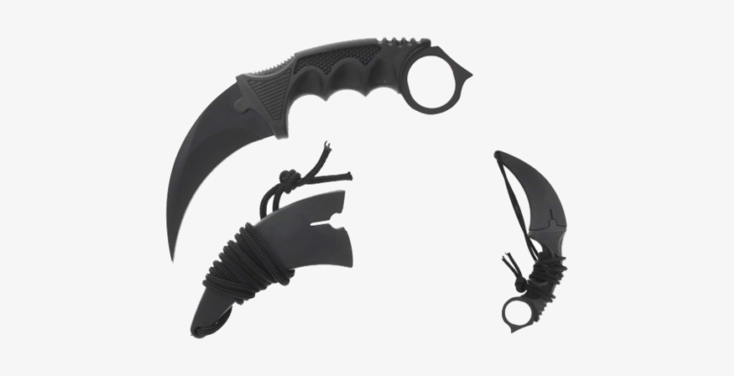 Falcon Karambit Fighting Knife Necklace Sheath Csgo - Hunting Knife, transparent png #9869227