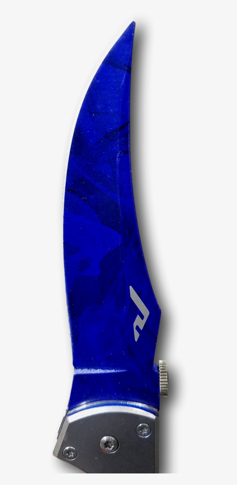 Blue Falchion Knife - Bowie Knife, transparent png #9869571