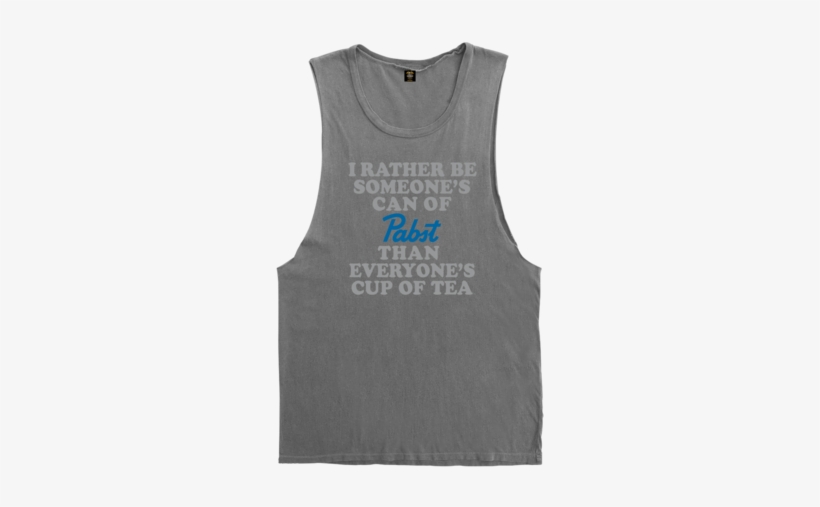 Lmc X Pbr Can Of Pabst Moto Tank Light Grey - Active Tank, transparent png #9870820