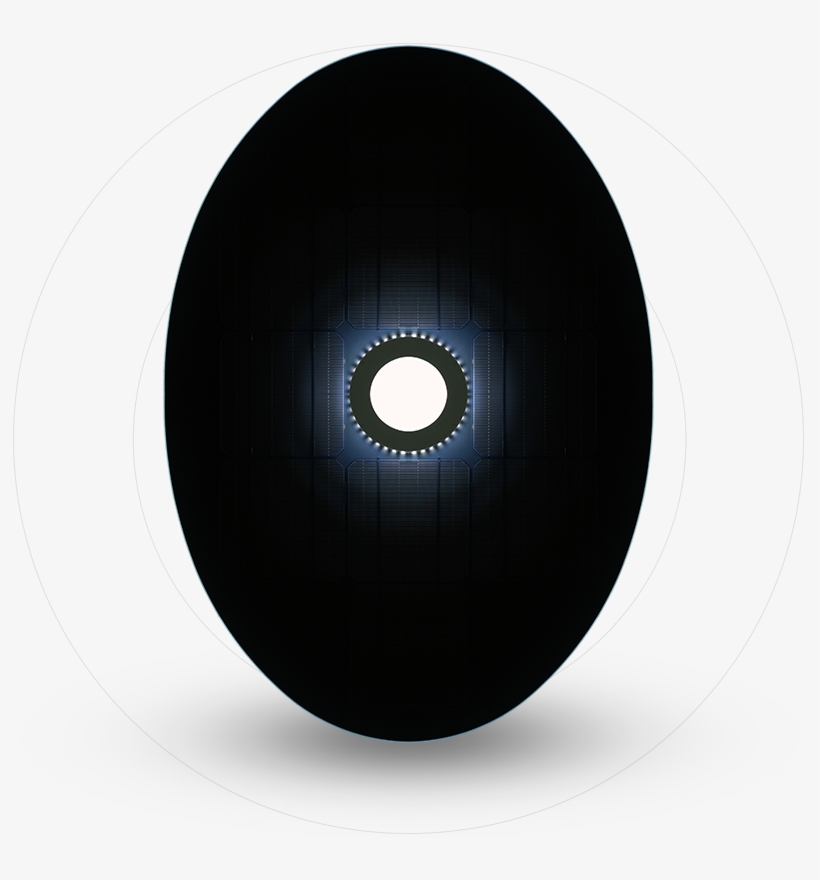 Custom Made Solar Modules For Solar Table With All - Circle, transparent png #9871973