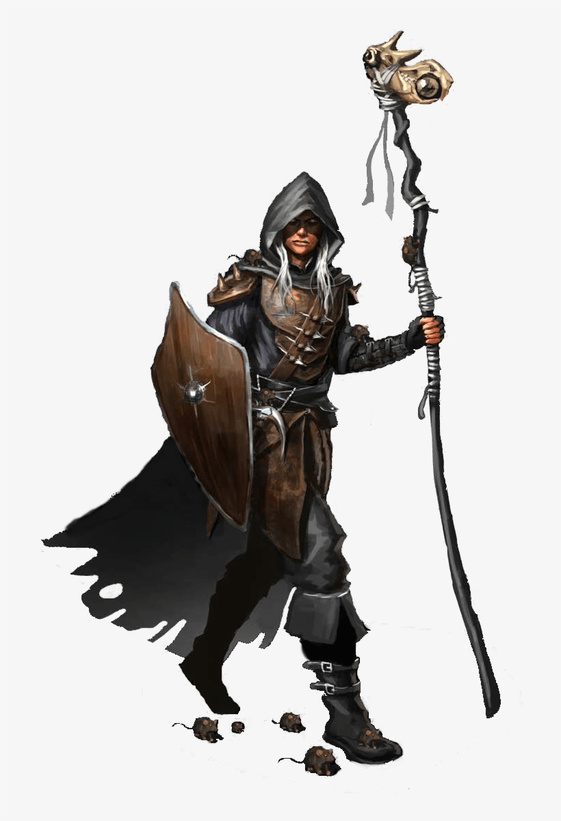 D&d Staff And Shield, transparent png #9872351