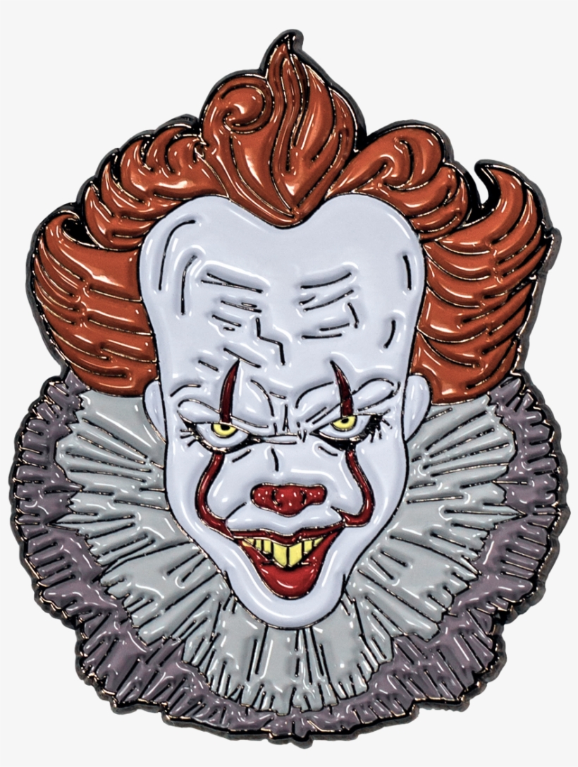 It - Pennywise Enamel Pin, transparent png #9873013