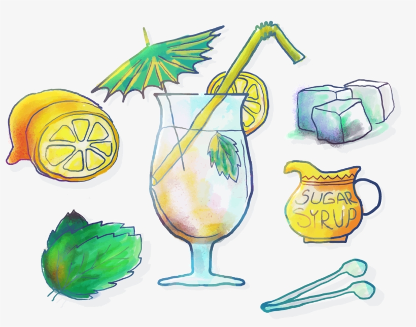 Lemonade Illustration, transparent png #9873362