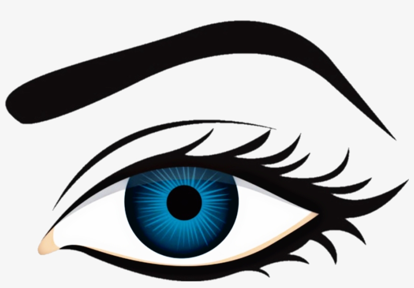 Eyebrow Clipart Colorful Eye - Eyebrow, transparent png #9873481