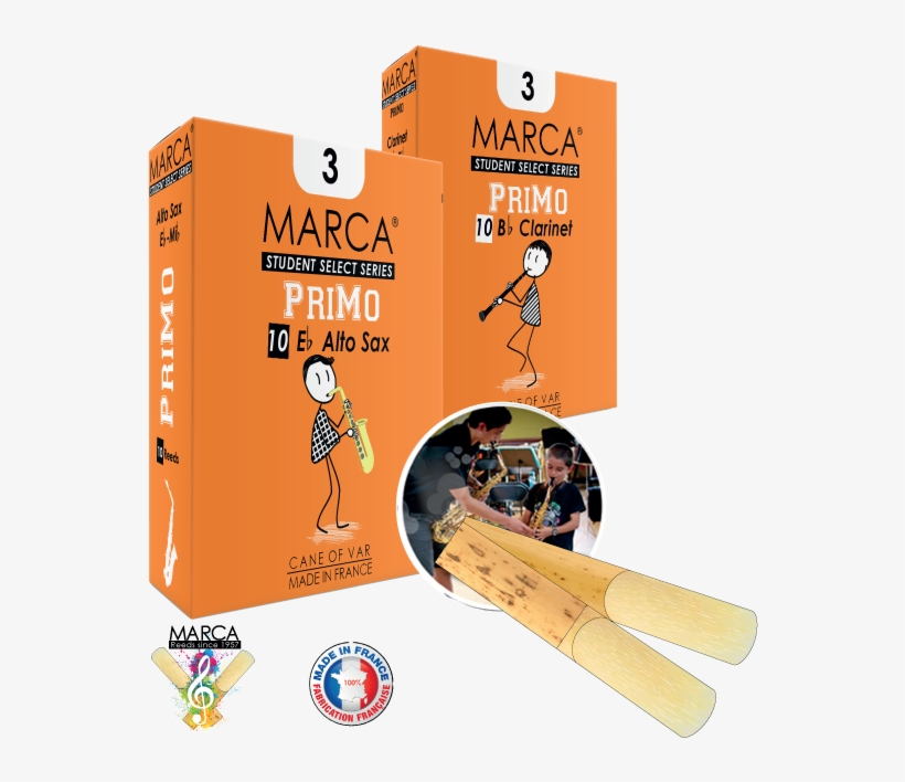 Marca Primo Reeds - Saxophone, transparent png #9874179