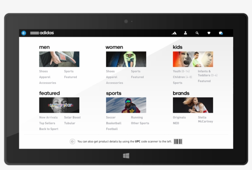 Microsoft Surface Menu - Website, transparent png #9874213