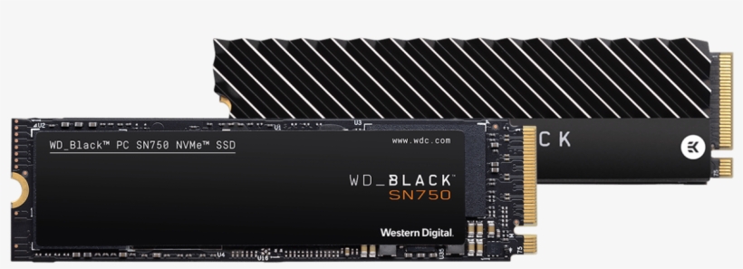 Wd Black Sn750 Nvme Ssd, transparent png #9874373