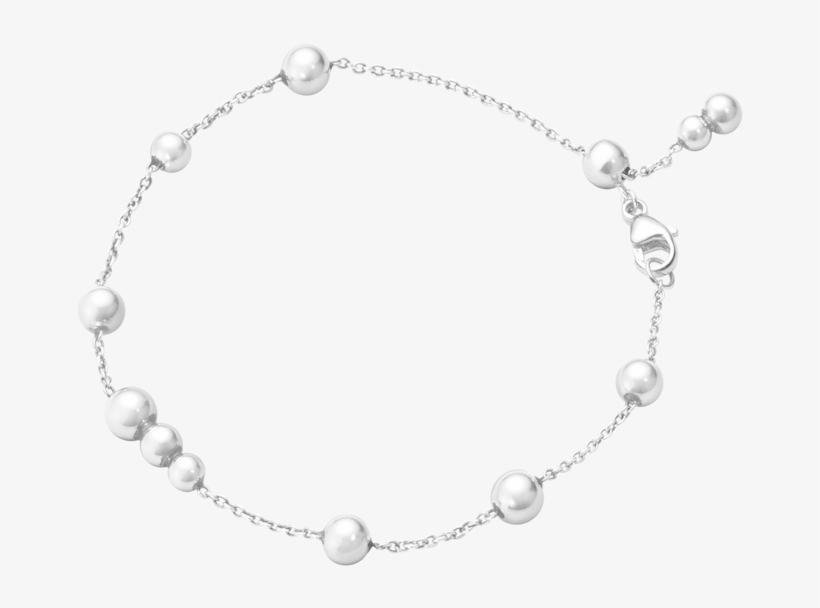 Georg Jensen Moonlight Grapes Sterling Silver Bracelet - Georg Jensen Armbånd, transparent png #9874592