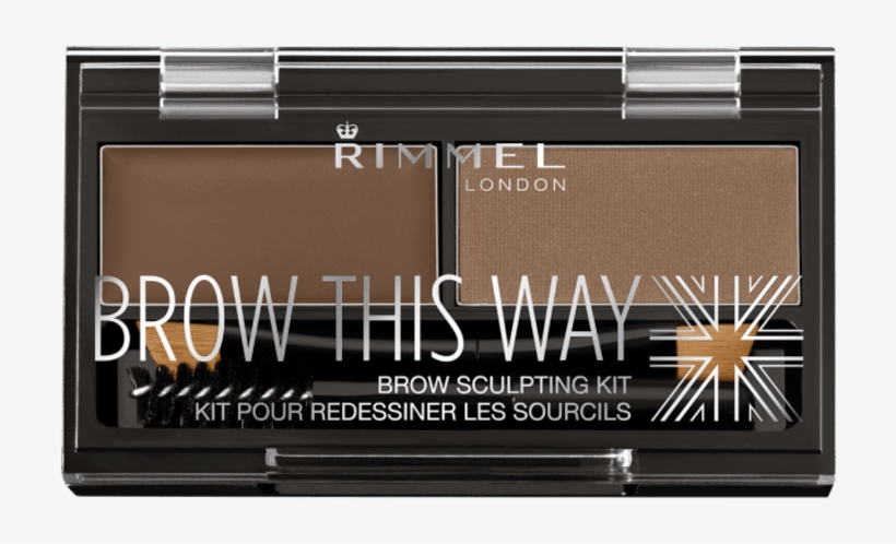 Brow This Way Eyebrow Sculpting Kit - Rimmel London Brow This Way, transparent png #9874682