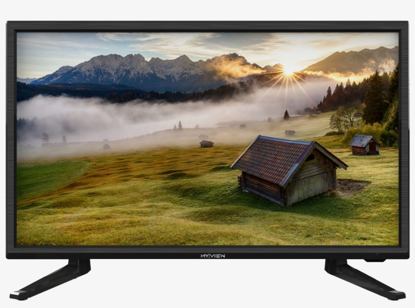 Led Tv - 19large - Led-backlit Lcd Display, transparent png #9874840