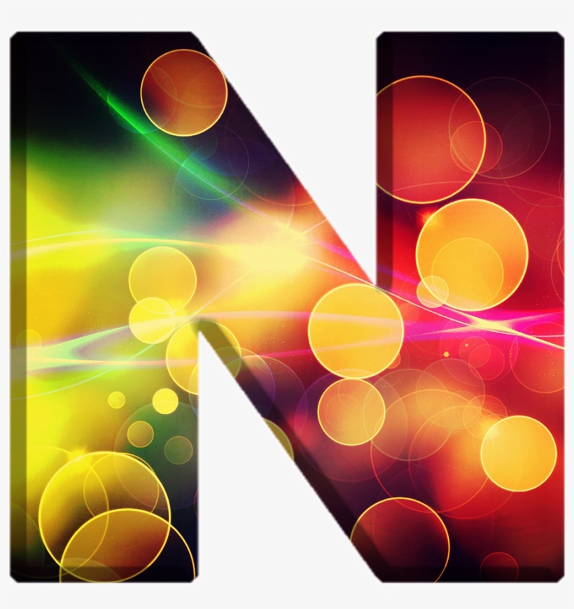 Alfabeto Decorativo Bokeh Png - Graphic Design, transparent png #9874881