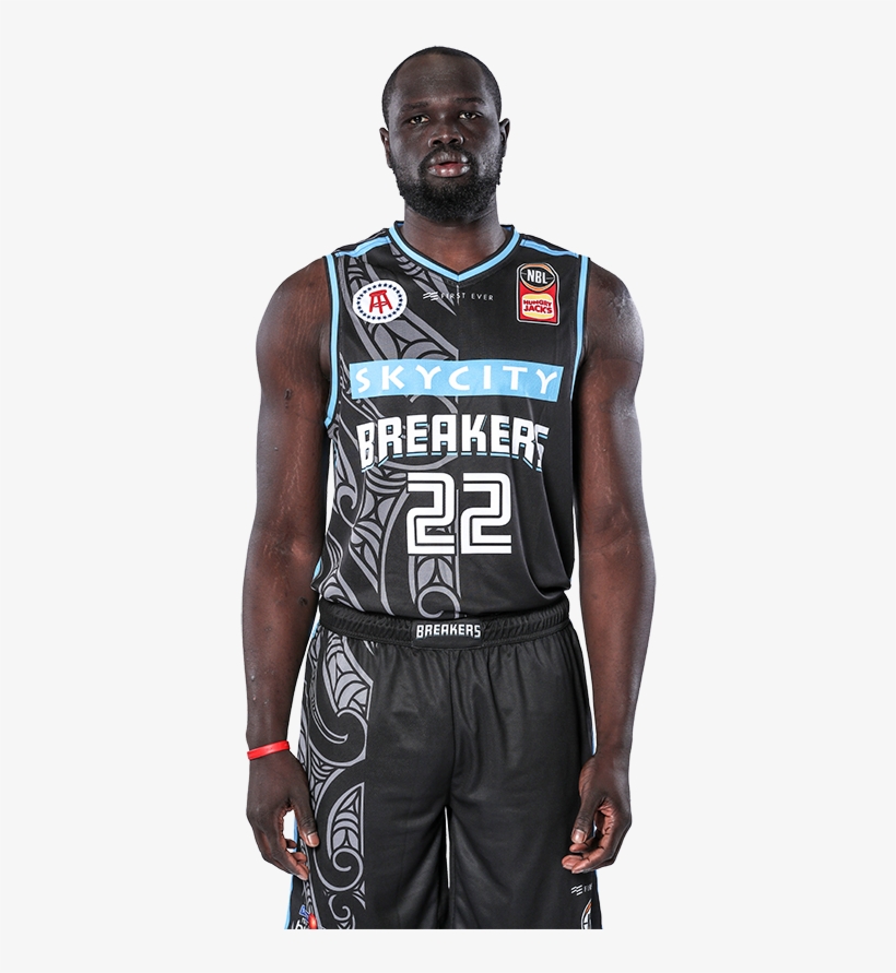 #22, Majok Majok C - New Zealand Breakers Jersey 2019, transparent png #9874967