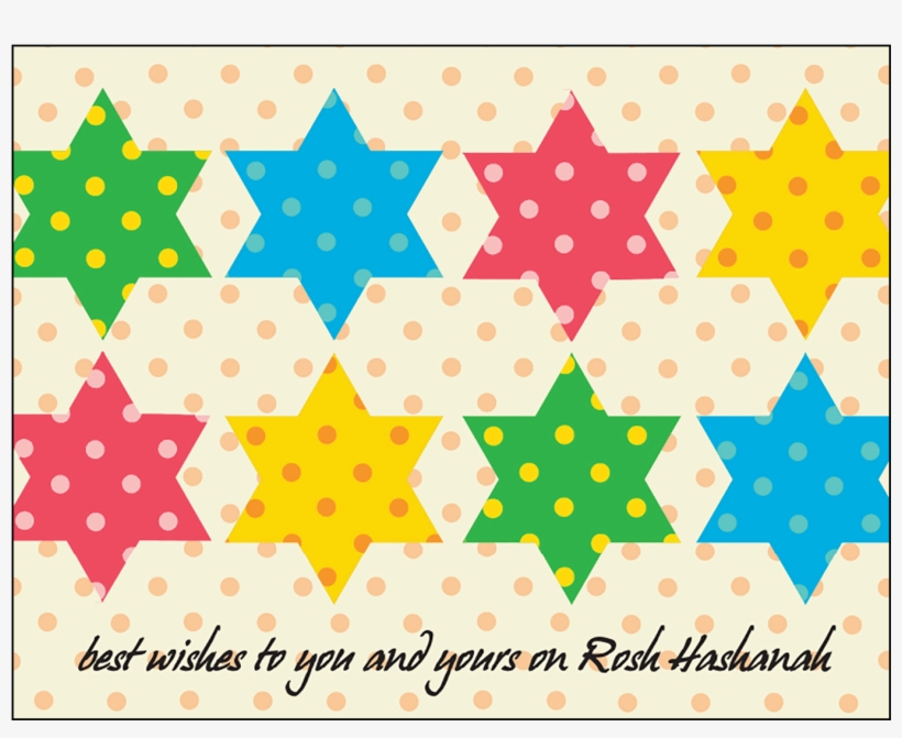 Cover Of Jewish New Year Rosh Hashanah Card - Art, transparent png #9875149