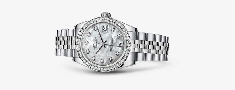 Oyster Perpetual Datejust 31 Oyster, 31 Mm, Oystersteel, - Rolex Date Just 31, transparent png #9877279
