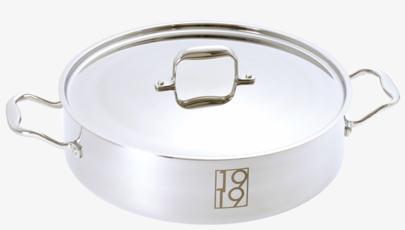12-inch Covered Nonstick Casserole Pan - Cookware And Bakeware, transparent png #9877699