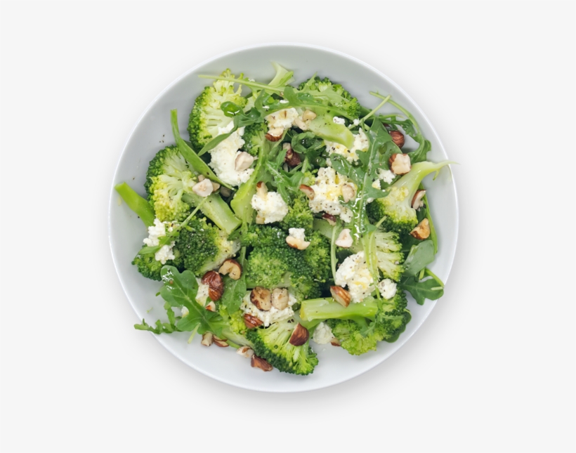 Dans Un Saladier, Ajoutez Les Brocolis, La Salade, - Caesar Salad, transparent png #9877708