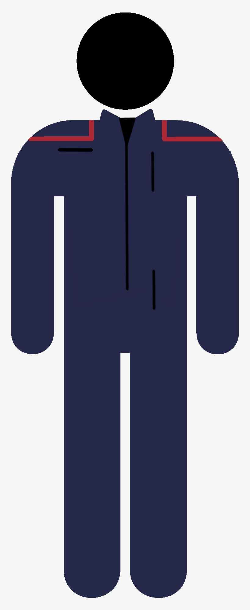 Star Trek Piktrogram - Man Toilet Signs Png, transparent png #9877755