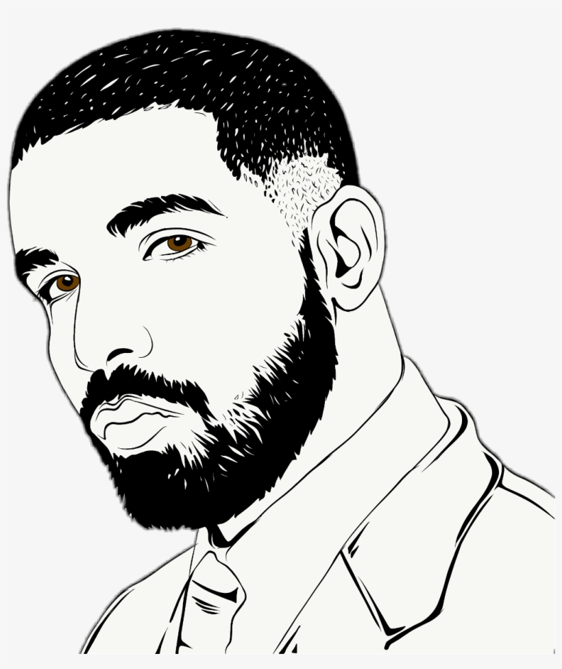 Drake Sticker - Drake Outline Drawing, transparent png #9878166