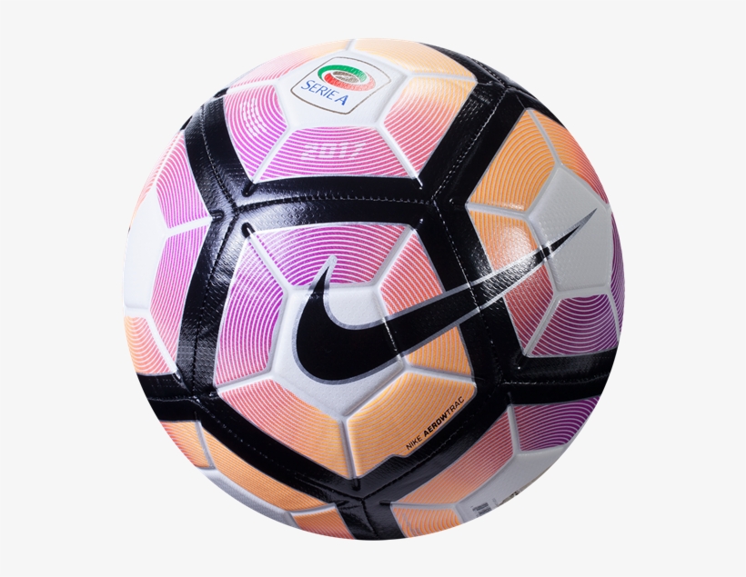 Nike Strike Serie A Ball For The 2016/17 Season - Purple And Green Nike Soccer Ball, transparent png #9879111