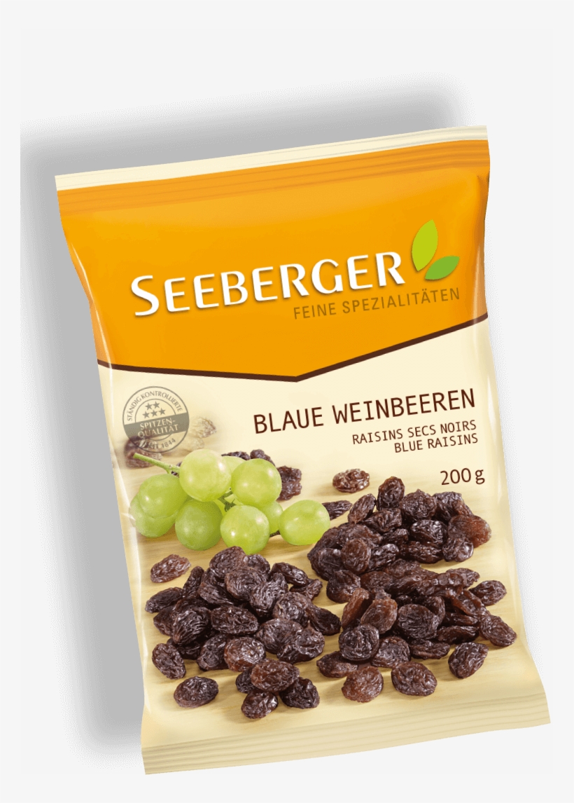 Seeberger Blaue Weinbeeren Gedreht Produktansicht - Nho Kho Cua Duc, transparent png #9879862