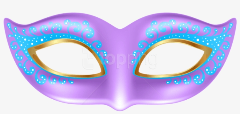 Free Png Download Purple Mask Transparent Clipart Png - Eye Mask Transparent Background, transparent png #9880467