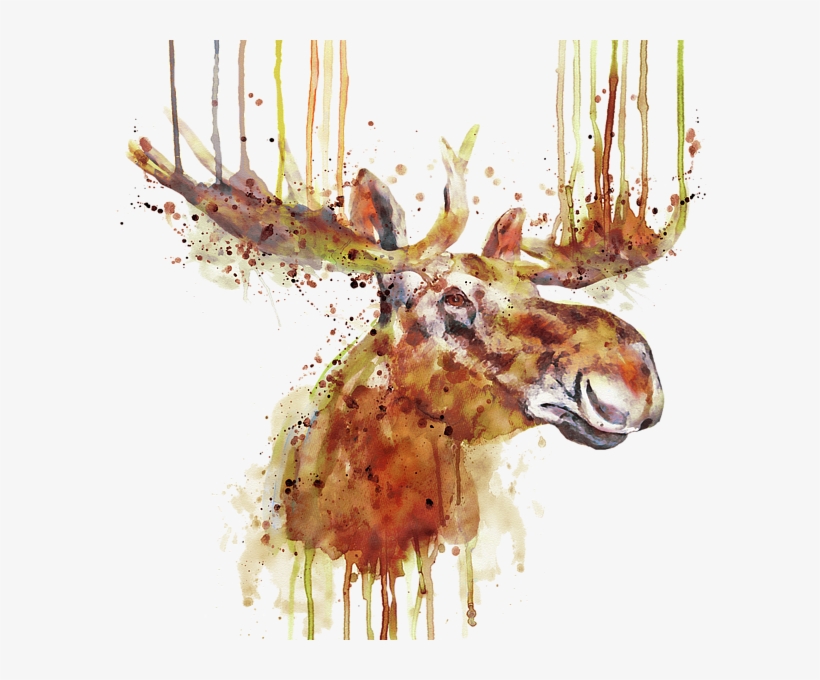 Click And Drag To Re-position The Image, If Desired - Moose, transparent png #9880943