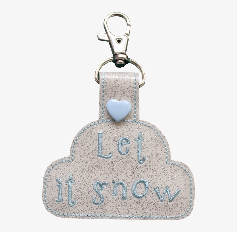 Ith Let It Snow Christmas Key Fob - Keychain, transparent png #9880998