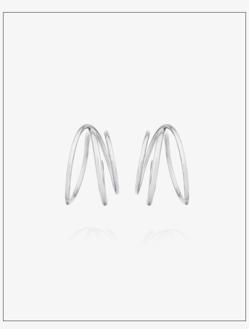 Completedworks Earrings Silver Flow Ii 1 1 - Engagement Ring, transparent png #9881118