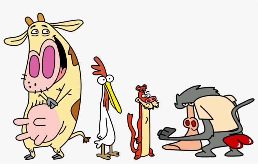 Cow Chicken I M - Cartoon Network Weasel And Baboon, transparent png #9881671
