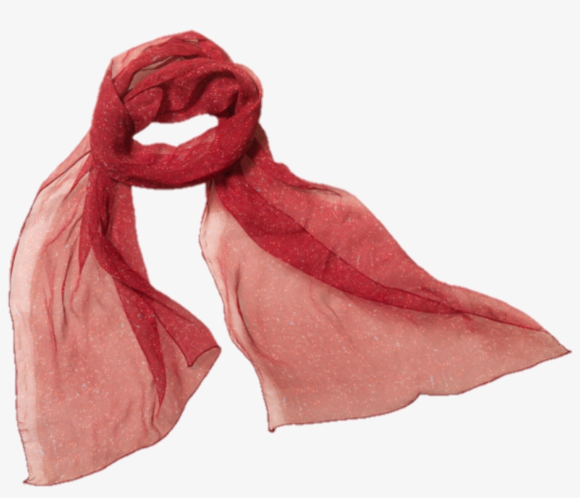 #scarf #scarves #scarfs #fall #winter #red #wrap #shawl - Scarf, transparent png #9881868