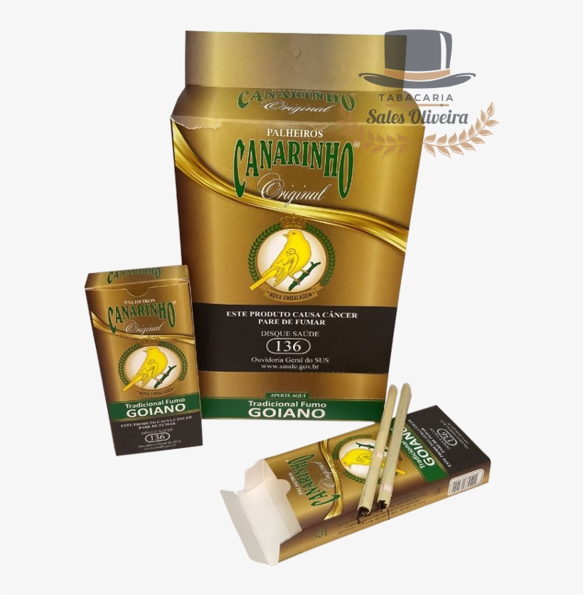 Palheiros Canarinho Tradicional Display Com 10 Maços - Domaine De Canton, transparent png #9882508