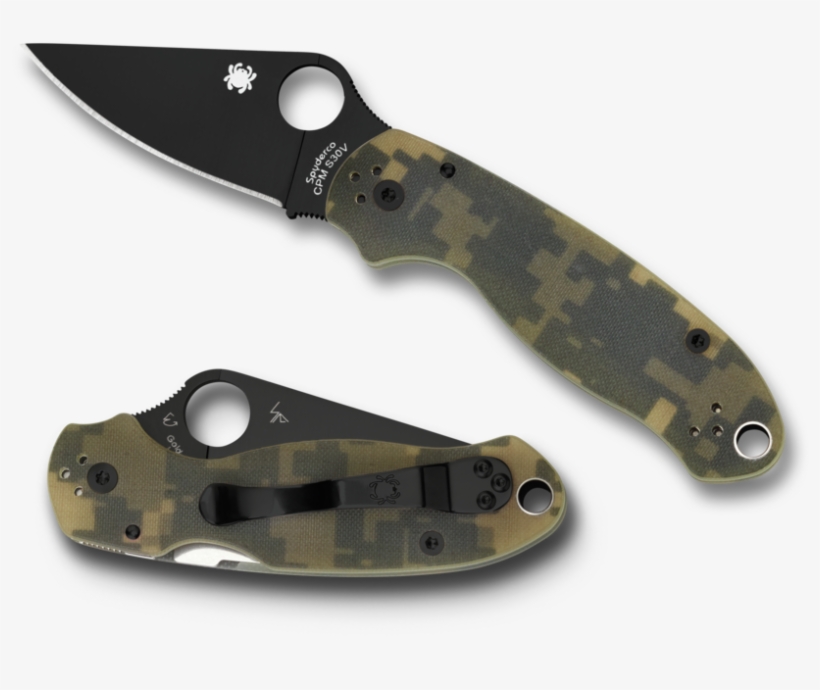 View2x 6 - Spyderco Para 3 Scales, transparent png #9882654
