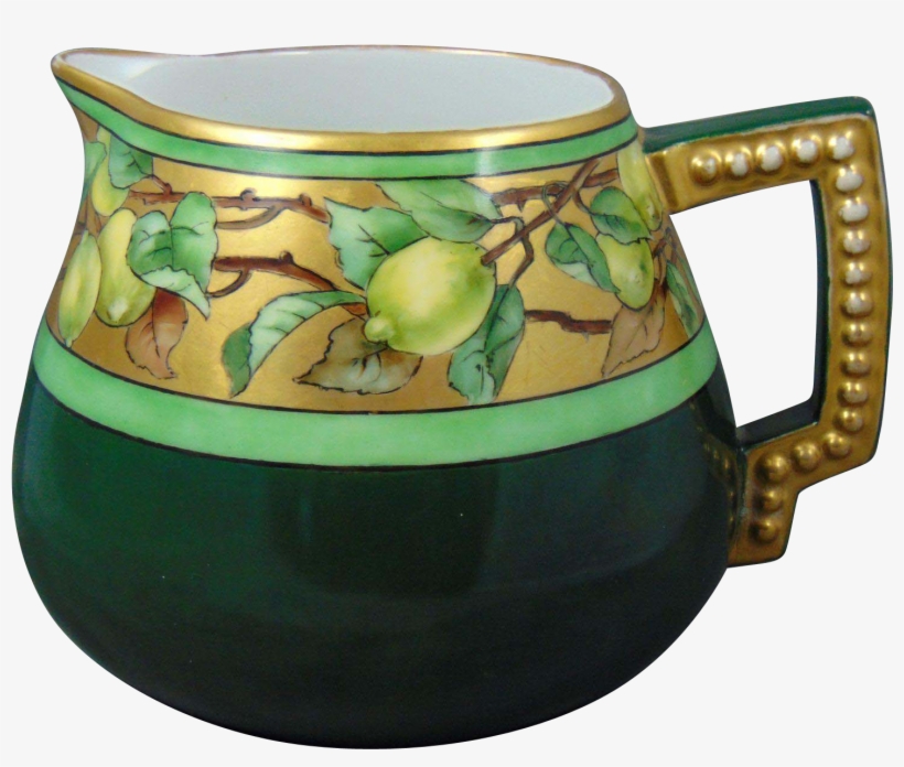 Porcelain Blank Arts & Crafts Lemon Motif Cider/lemonade - Ceramic, transparent png #9882848