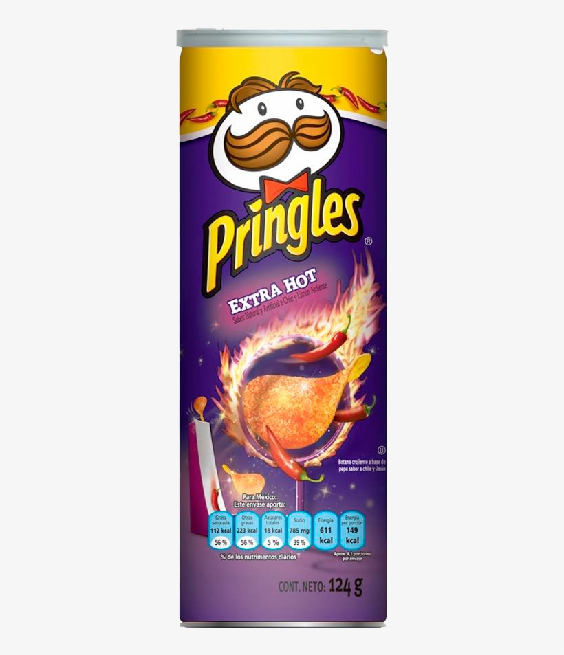 Home / Snack - Pringles Extra Hot Chili And Lime, transparent png #9883203