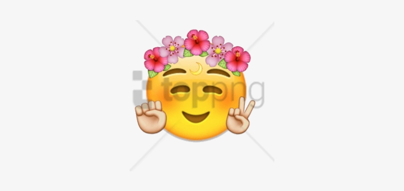 Free Png Transparent Flower Crown Tumblr Png Image - Imagenes De Emojis Png, transparent png #9883259