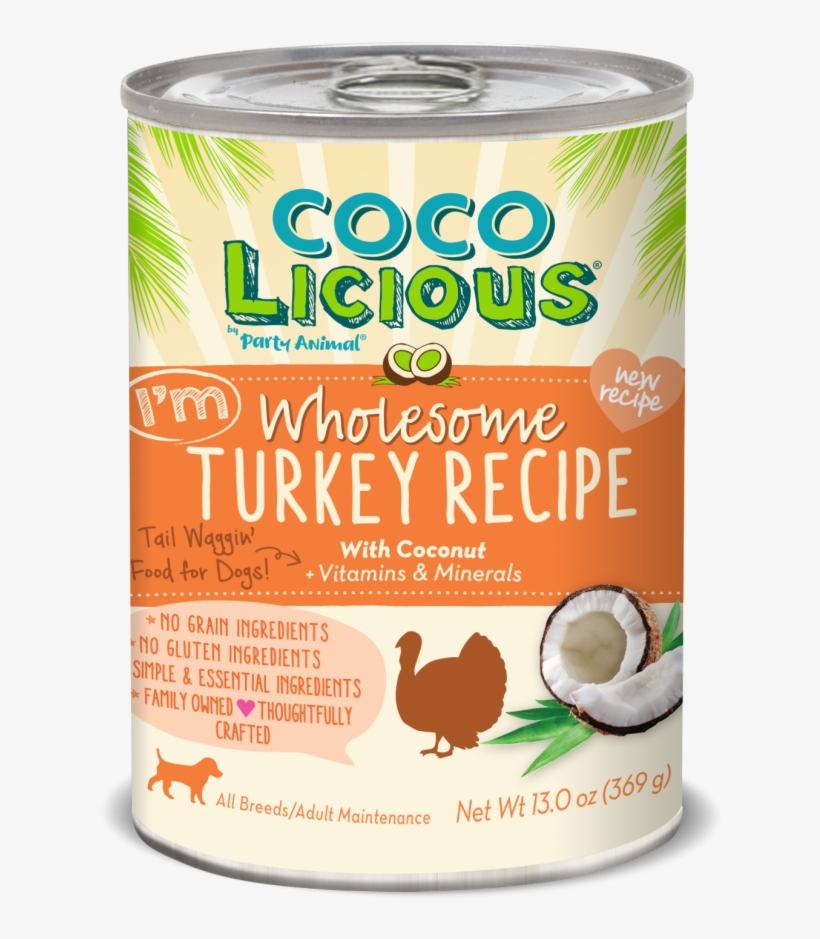 Party Animal Cocolicious Grain Free I'm Wholesome Turkey - Diet Food, transparent png #9884176
